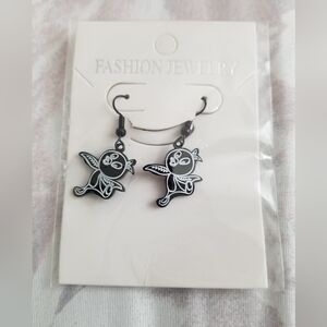 Fashion Jewelry Black and White Florida Bird